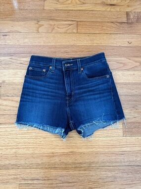 Levi's Dark Blue Denim Jean Shorts
